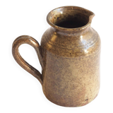 Stoneware pitcher signed Baudat
