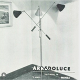 Angelo Lelii floor lamp "Triennale" by Arredoluce