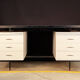 6-drawer desk white laminate