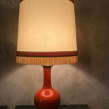 Orange opaline lamp 1920
