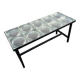 Table basse moderniste carreaux de verre Saint Gobain