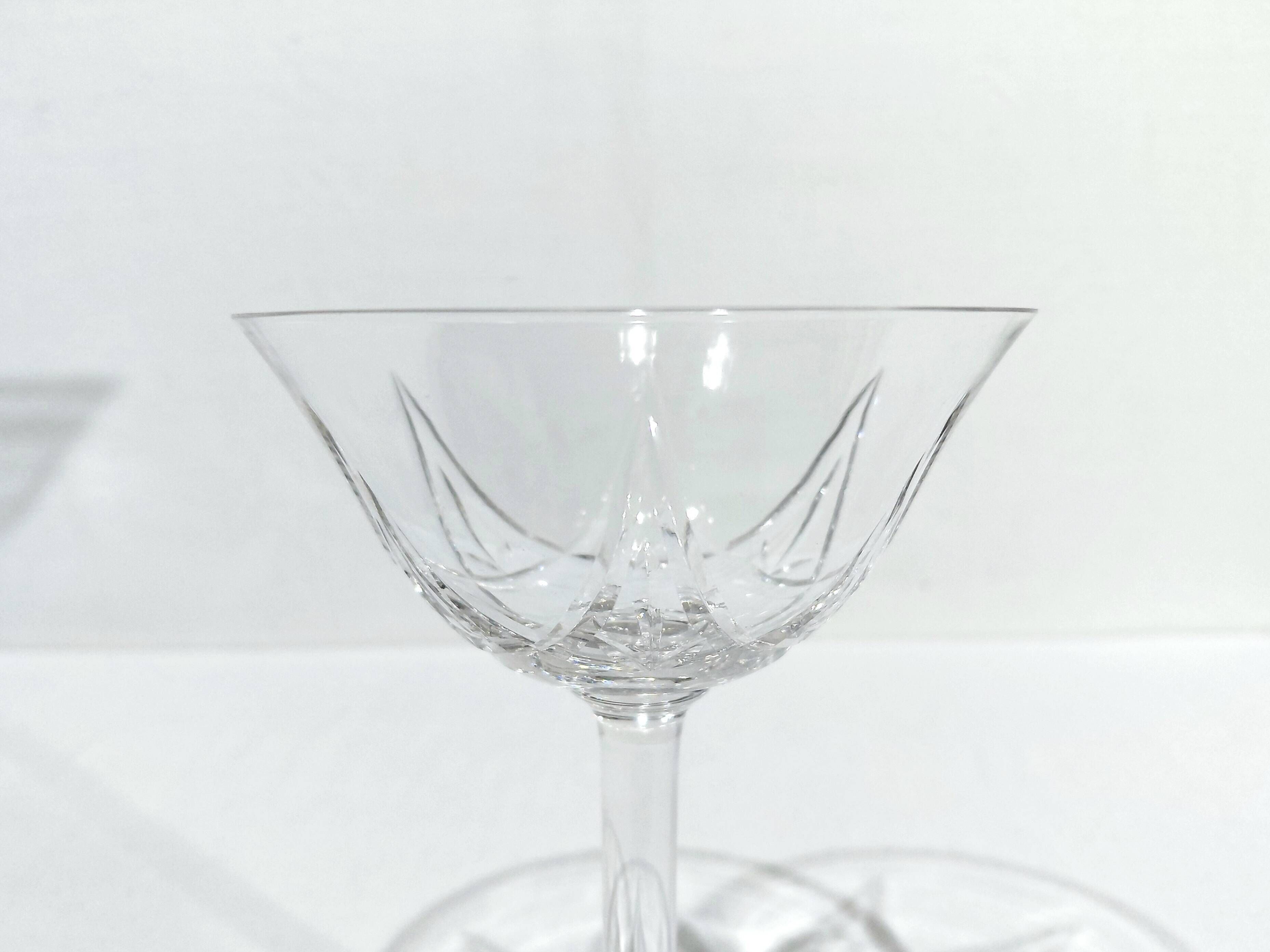 Saint Louis - 10 crystal champagne flutes - Lasalle model