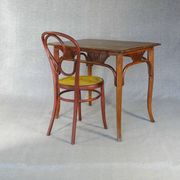 Thonet table or desk No. 8122, circa 1910, oak top.