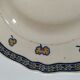 Assiette K&G Lunéville "Rouen Trèfle" circa 1880-1900