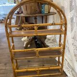 Rattan shelf