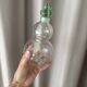 Superb signed blown glass carafe.
