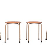 4 Industrial Marko working stools 1960s