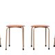 4 Industrial Marko working stools 1960s