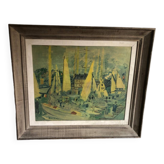 Tableau reproduction de Raoul Dufy