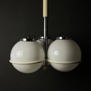 Lustre globe en verre de Murano par Gino Sarfatti, Italie, années 1960