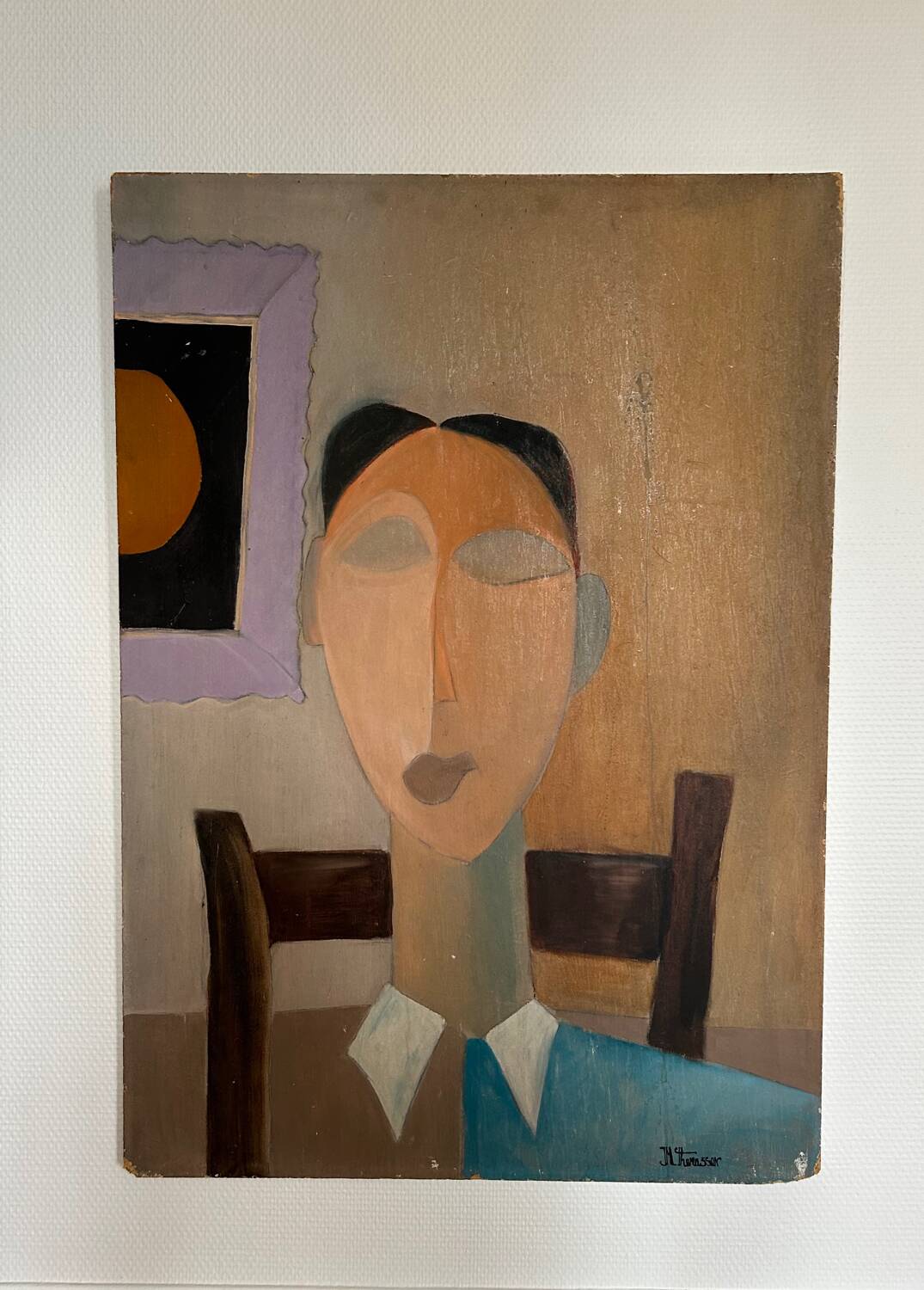 Contemporary portrait painting of a woman