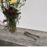 Solid silver sugar tongs