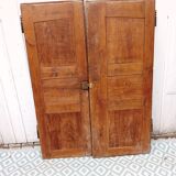 Pair of solid oak doors