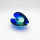 Murano Ashtray Flavio Poli Sommerso Blue Green Design 50s