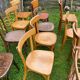 Lot 16 chaises bistrot dépareillées