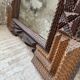 Tramp art mirror 1900 folk art France