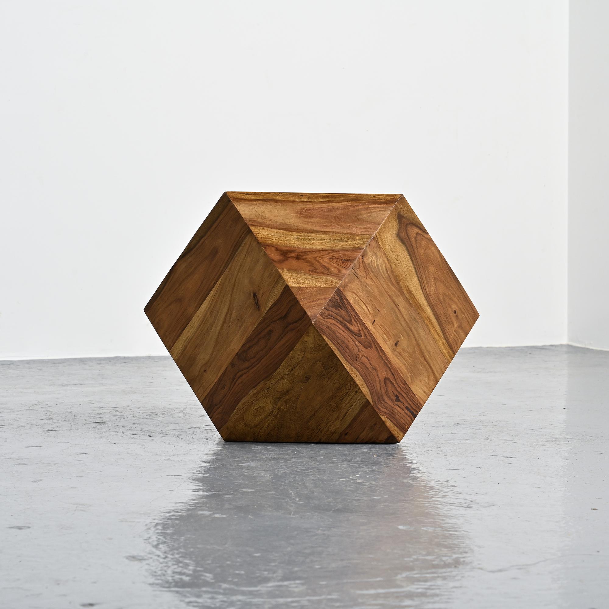 Paire de bouts de canapé en bois, circa 1980