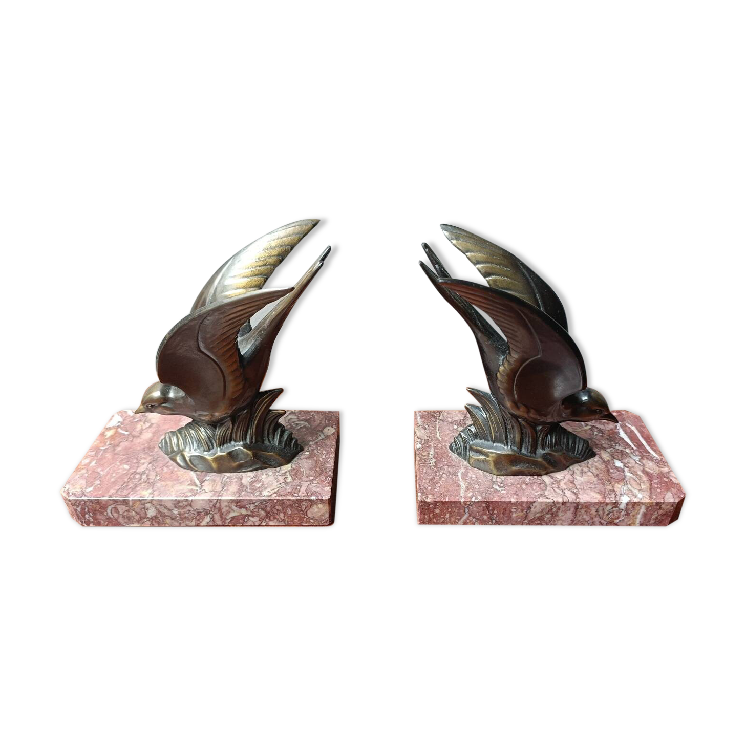 Art Deco Bird Bookends