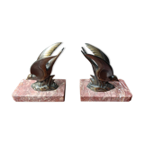Art Deco Bird Bookends
