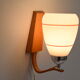Mid-century wood wall lamp  by Drevo Humpolec, 1970