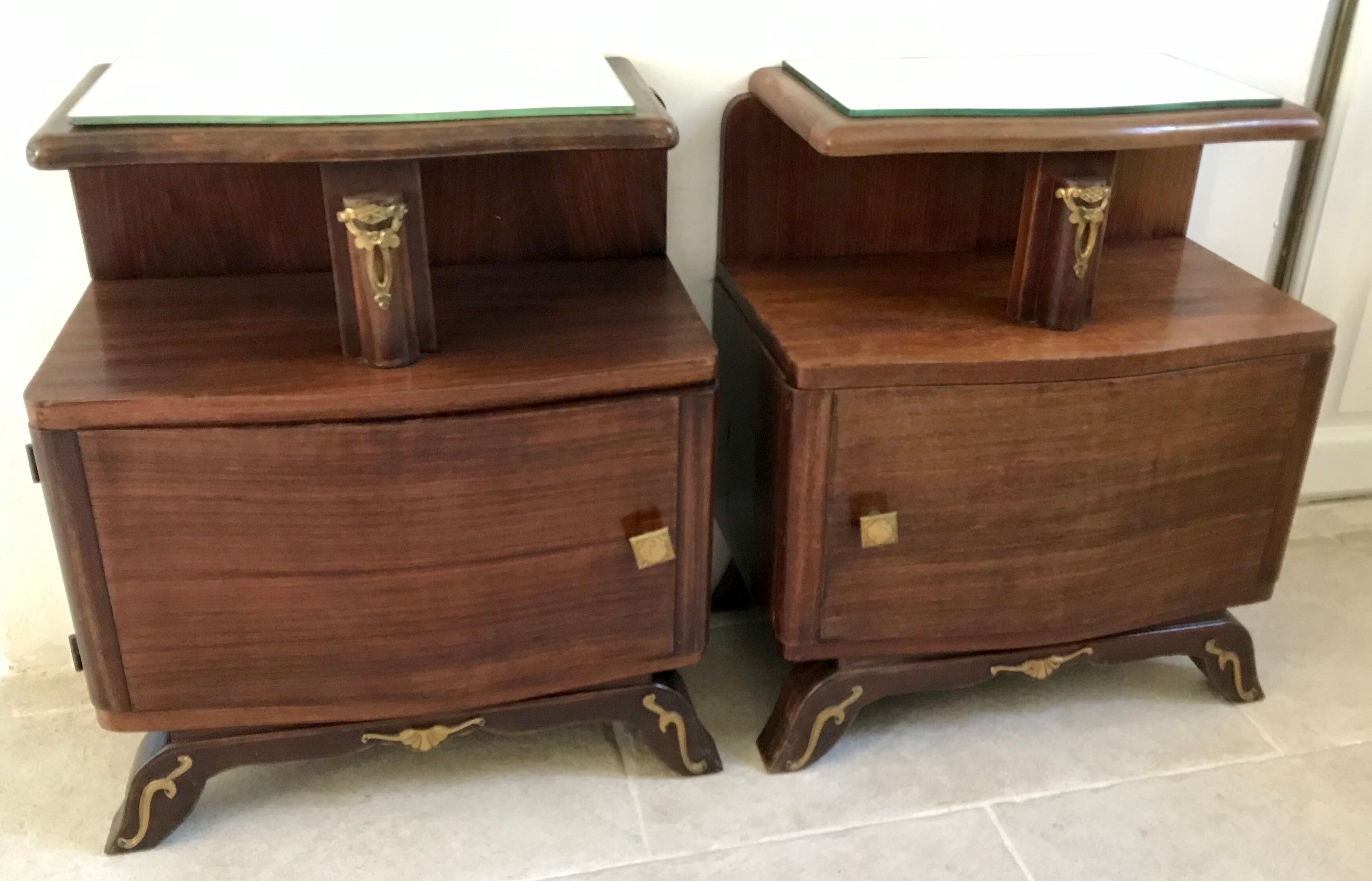 Art deco bedside pair