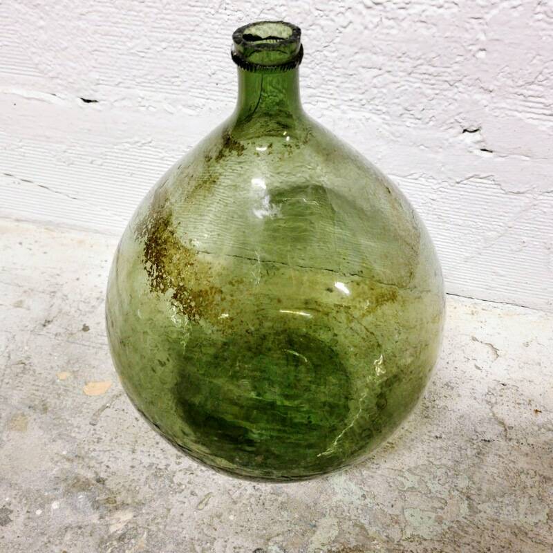 Lady Jeanne green 15 liters in blown glass