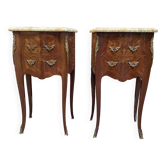 Pair of Louis XV style bedside tables