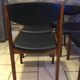 Série de 6 chaises teck simili cuir
