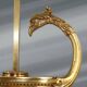 Directoire Style Gilt Solid Bronze Bouillotte Lamp "Lucien Gau"