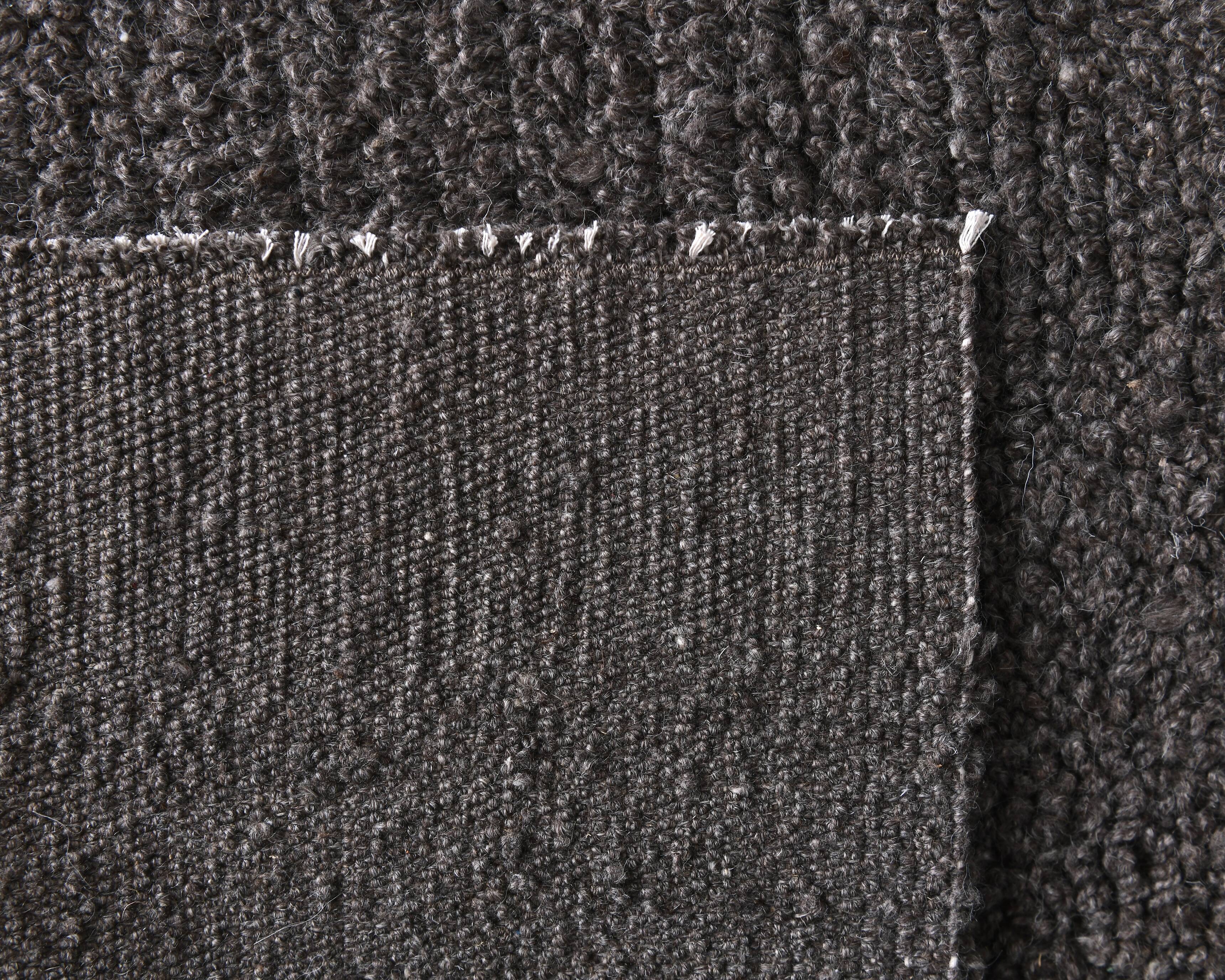 9x12 Brown Gray Turkish Vintage Rug 282x355Cm SK 241965