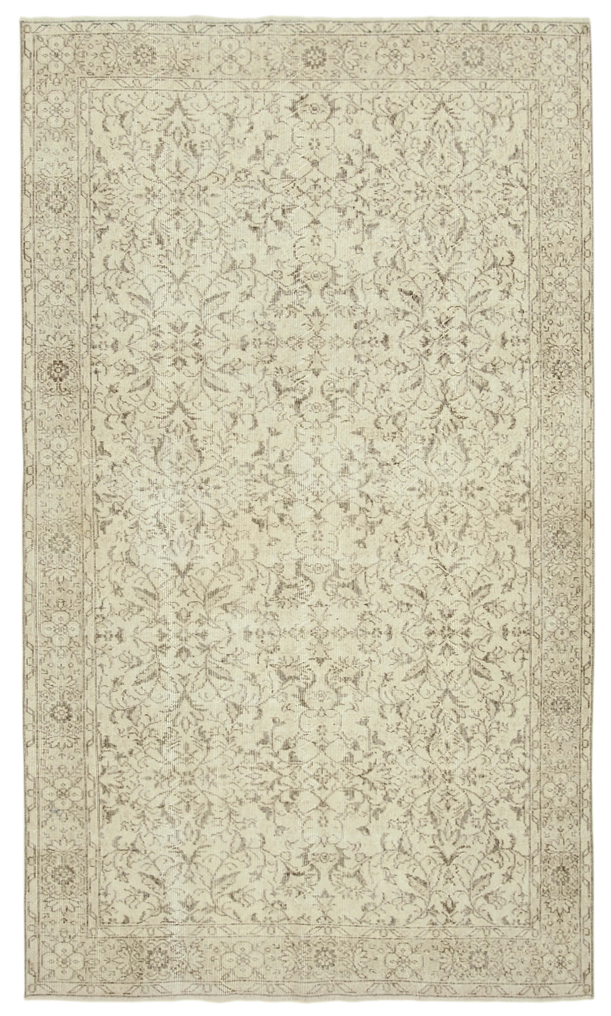 Handmade Decorative Oriental Beige Rug 166 cm x 282 cm
