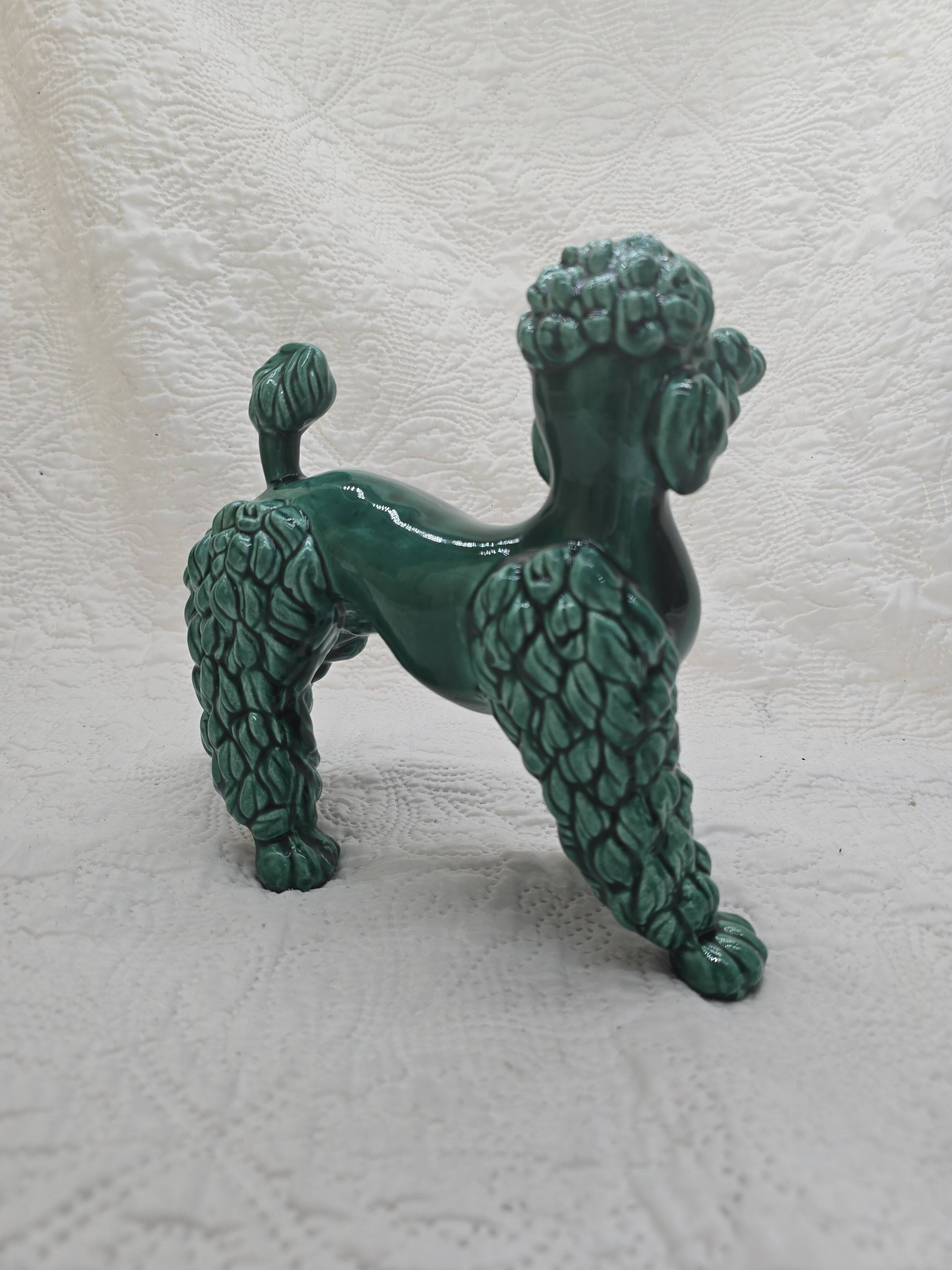 Ceramic poodle Vallauris