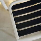 Trio of Tolix style metal chairs