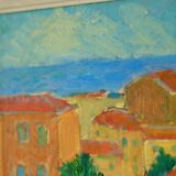 "Coastal Town" by Willy Lindeberg