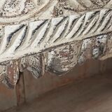 Old wooden furniture with niches