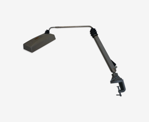 Lampe d'atelier articulée industrielle années 60