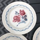6 dessert plates sarreguemines