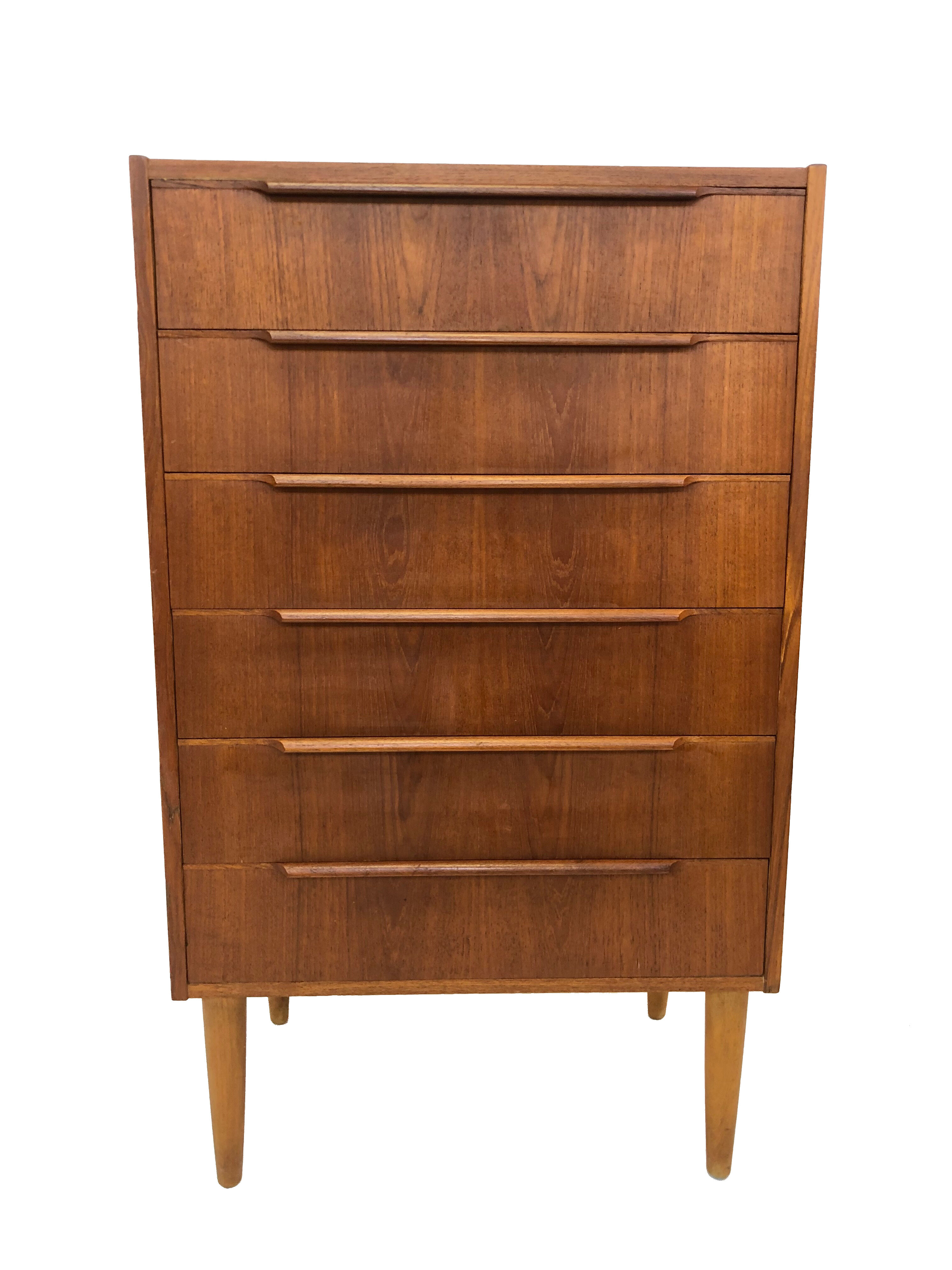 Convenient dresser vintage danish design teak