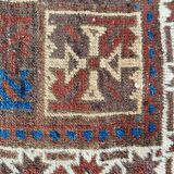 Ancient tribal baloch carpet 148x78 cm