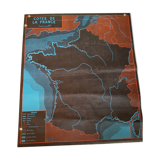 Carte scolaire vintage