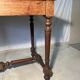 Antique solid wood table with turned legs