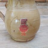 Vintage Refreshing stoneware pitcher with ice cube tank