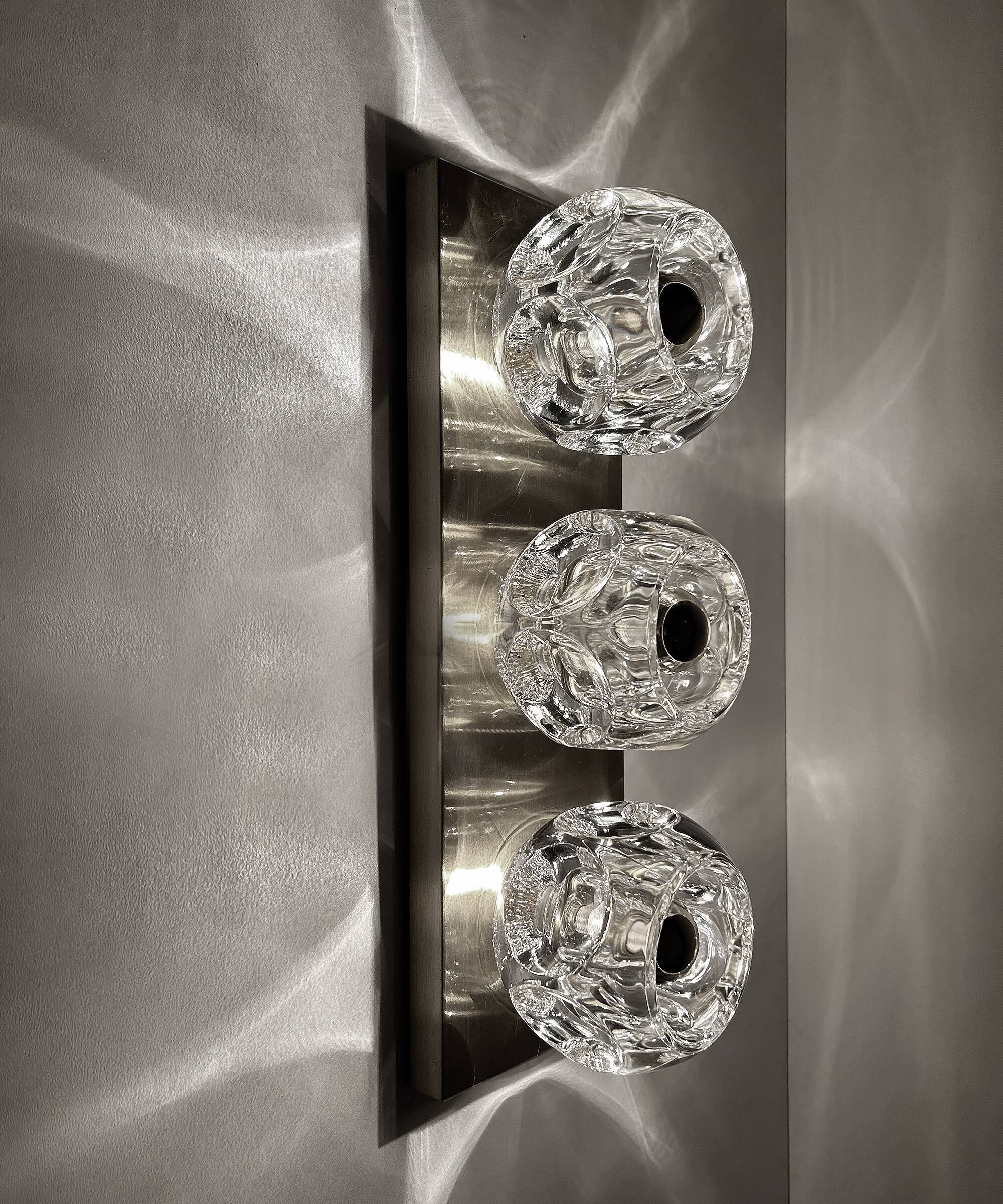 Pair of XXL Vintage Space Age Wall Lights