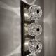 Pair of XXL Vintage Space Age Wall Lights