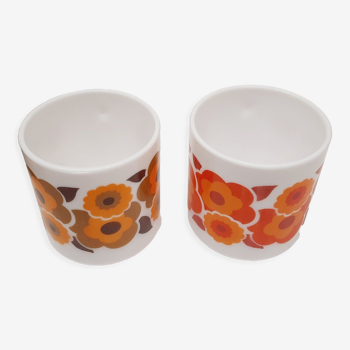 Pair mugs Arcopal Lotus