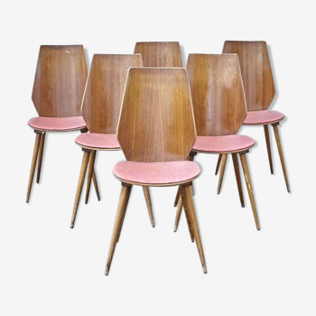 Set of 6 chairs baumann