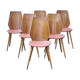 Lot de 6 chaises baumann