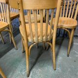 Lot de 6 chaise de bistrot ancienne 1960