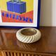 Tommaso Barbi, cream ceramic ashtray / vide poche, B Ceramiche, ca. 1970