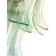 Contemporary Green-Wather Murano Glass "Selle" Wall Sconces in Mazzega Style - A Pair